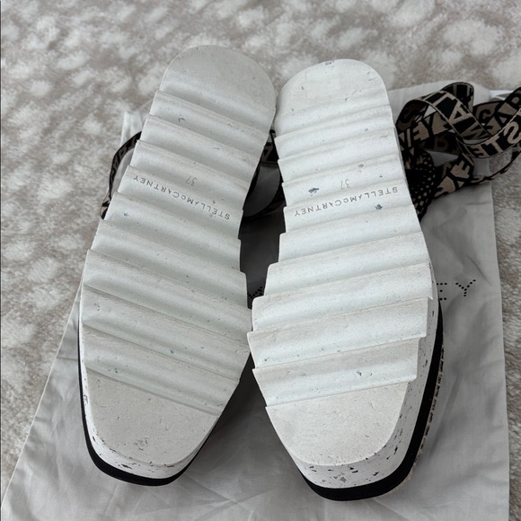 Stella McCartney Black and Tan Platform Shoes - Picture 5 of 5